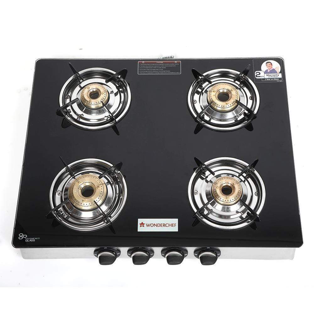 Wonderchef Cookware Wonderchef Zest 4 Burner Glass Cooktop