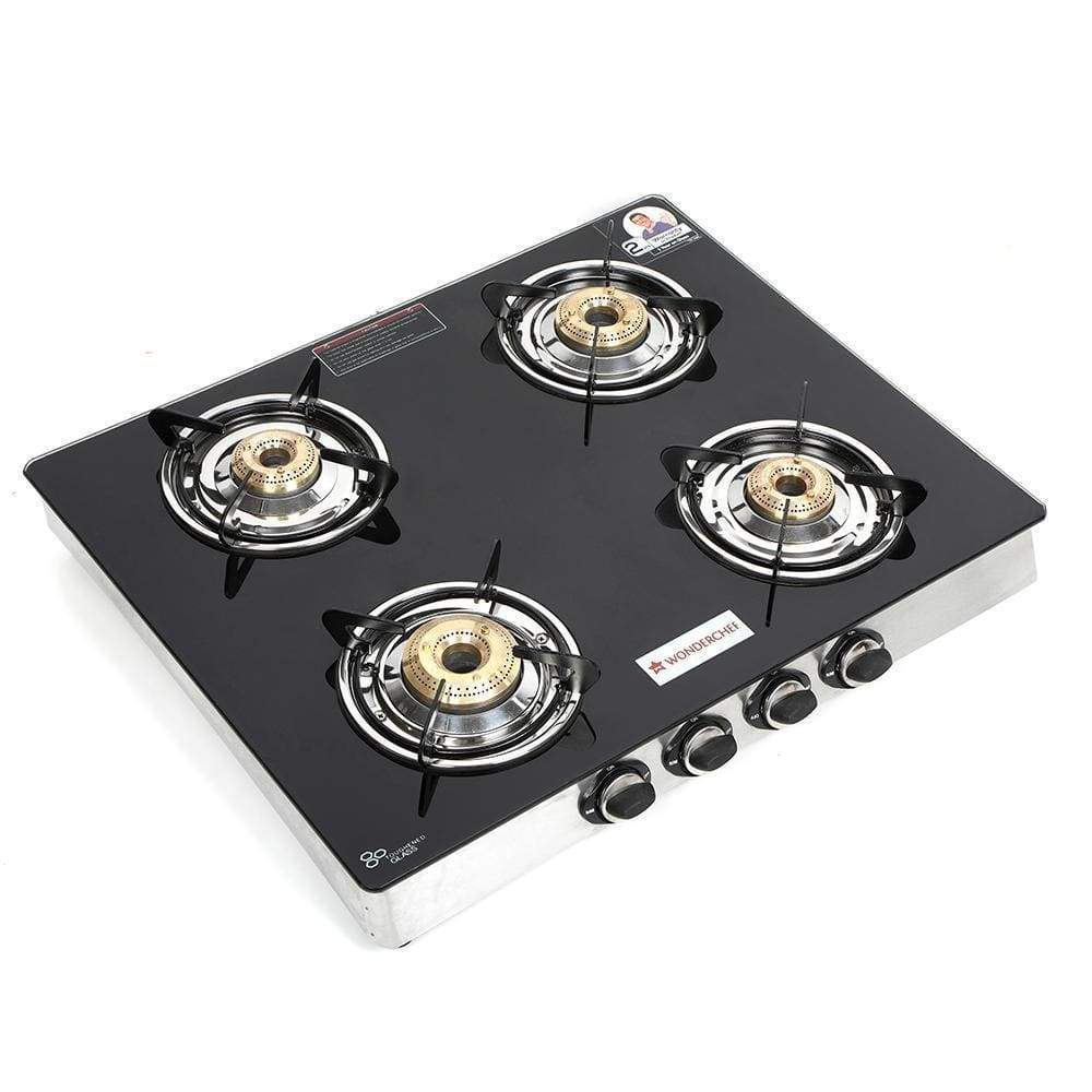 Wonderchef Cookware Wonderchef Zest 4 Burner Glass Cooktop