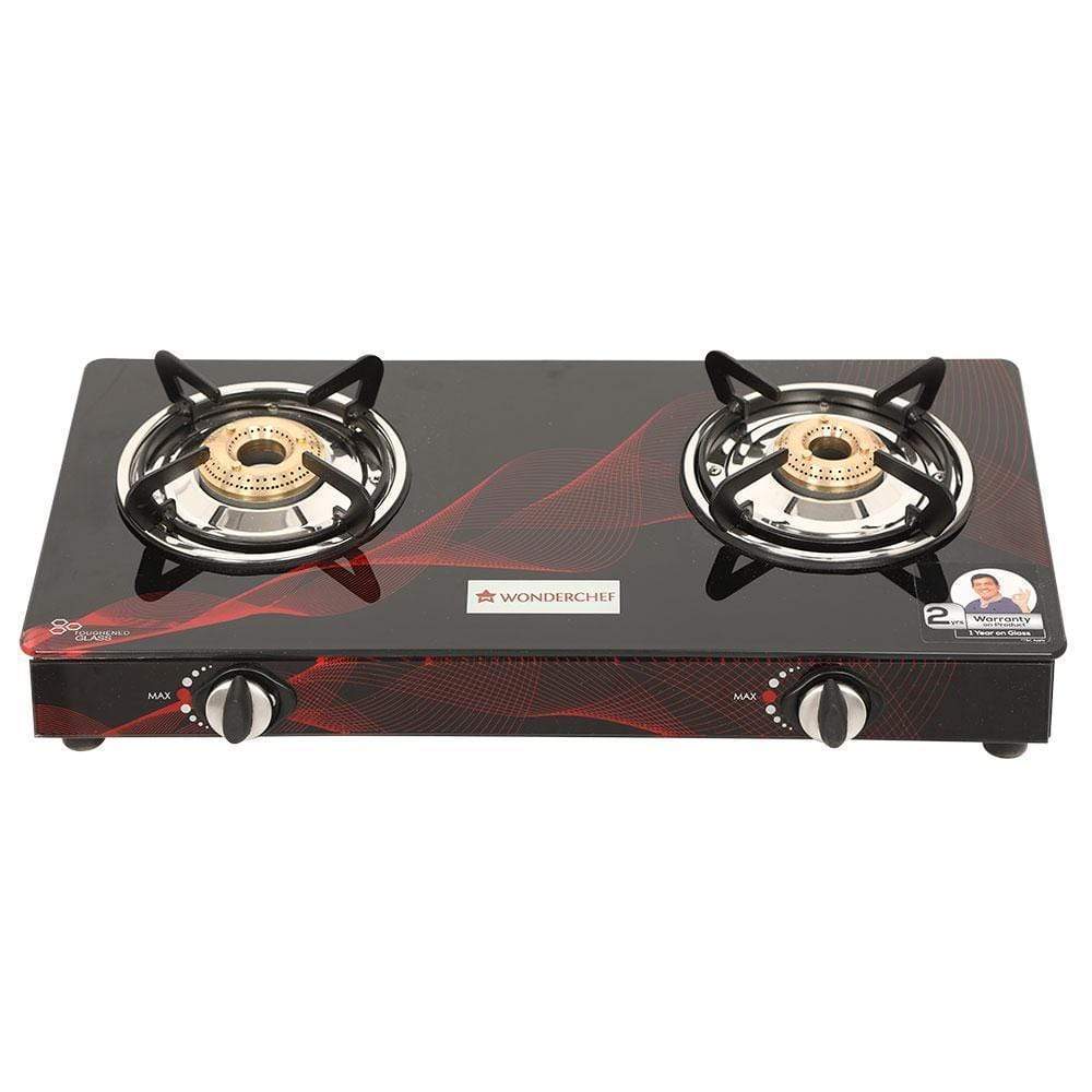 Wonderchef Cookware Wonderchef Zing 2 Burner Glass Cooktop