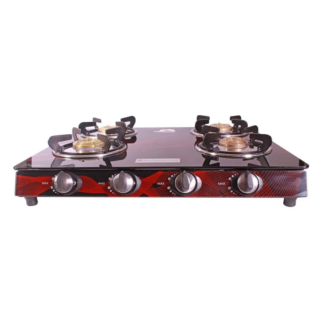 Wonderchef Cookware Wonderchef Zing 4 Burner Glass Cooktop