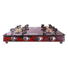 Load image into Gallery viewer, Wonderchef Cookware Wonderchef Zing 4 Burner Glass Cooktop