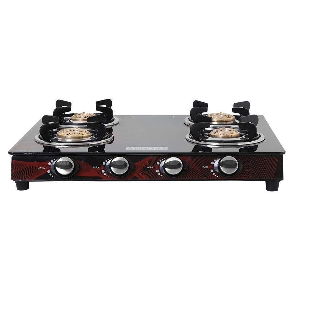 Wonderchef Cookware Wonderchef Zing 4 Burner Glass Cooktop