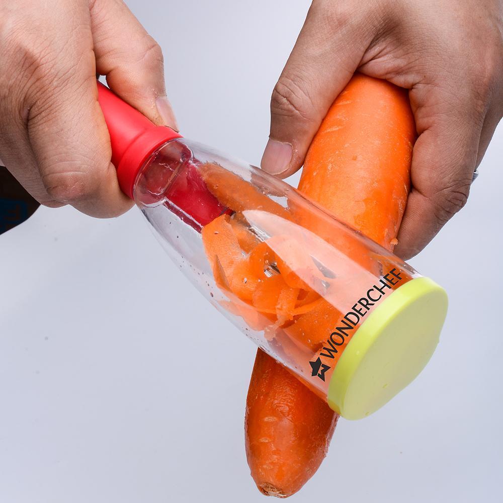 6" Easy Slice Knife (Green) and Smart Vegetable/Fruit Peeler