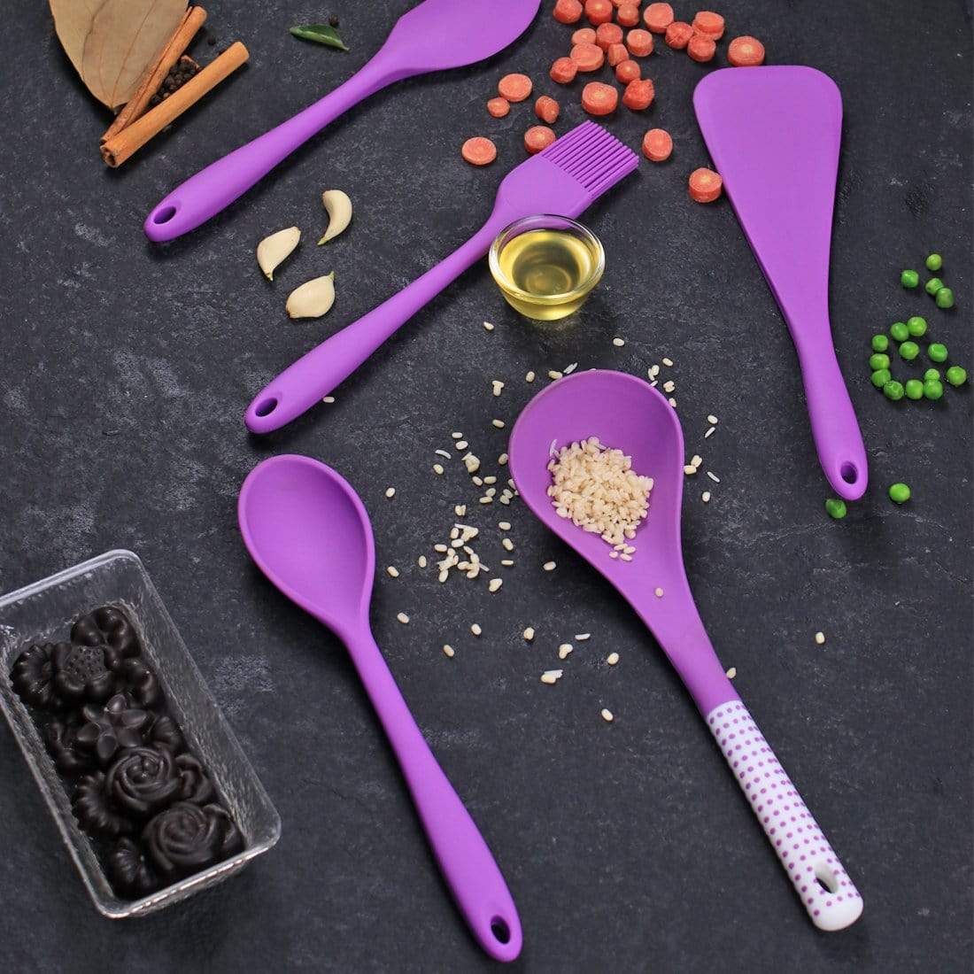 Wonderchef Kitchen Accessories Wonderchef Waterstone Silicone Spoon