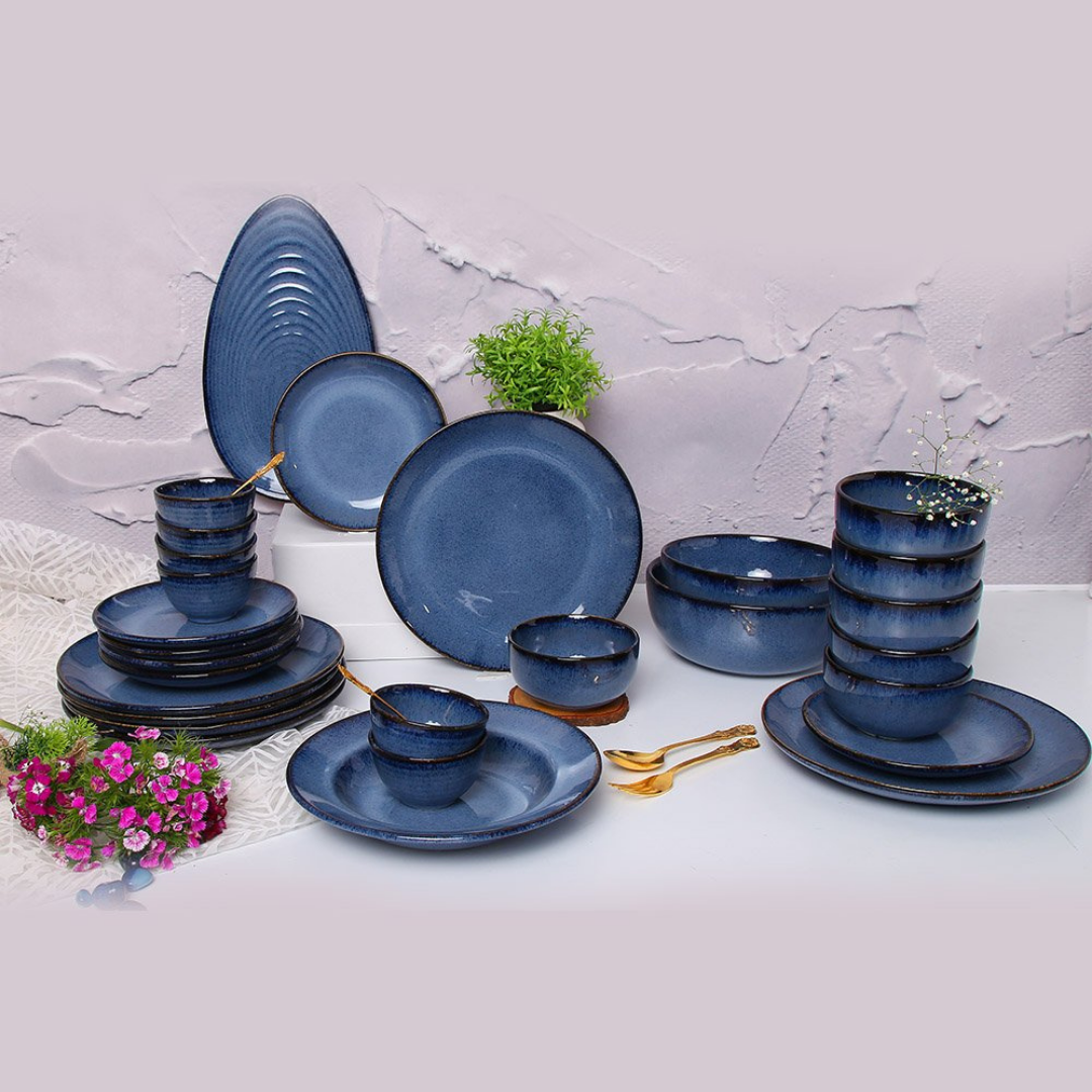 Amalfiee Handmade Saanjh Grand Premium 28pc Dinnerware Set