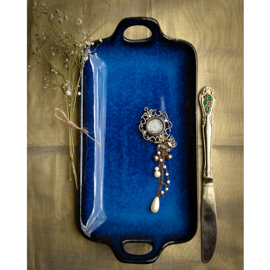 Amalfiee Exclusive Handmade Saanjh 11″ Serving Tray