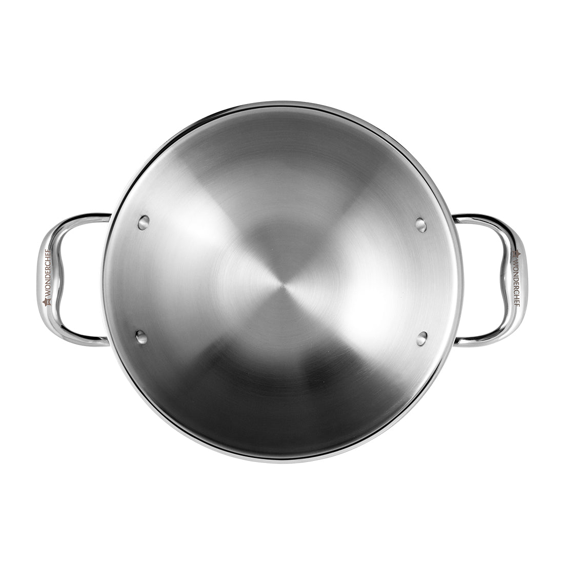 Wonderchef Nigella 3-Ply Stainless Steel Kadhai 20cm - Wonderchef