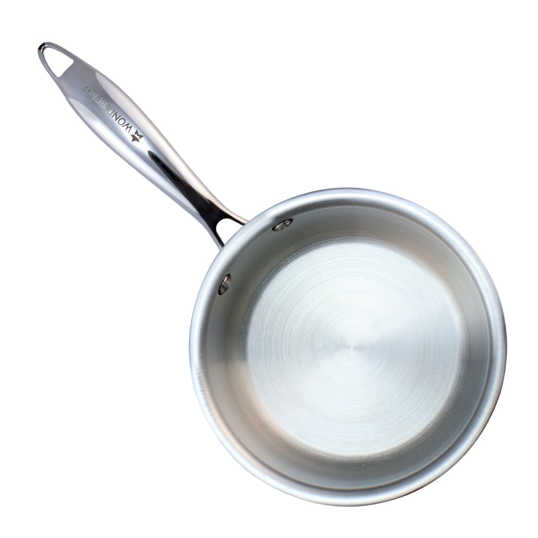 Wonderchef Nigella 3-Ply Stainless Steel Sauce Pan 16cm - Wonderchef